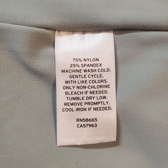 Open Edit Women’s Sleeveless Mock Neck Slit Bodycon Dress Size Small