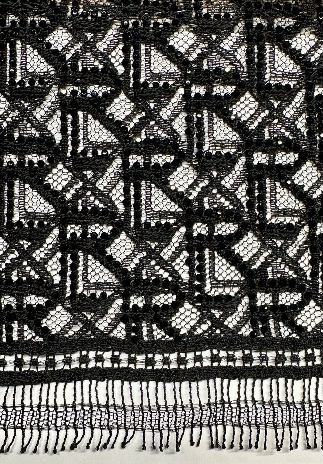 NWT $4190 Ralph Lauren Collection Colin Logo Beaded Mini Black Dress Sz 0