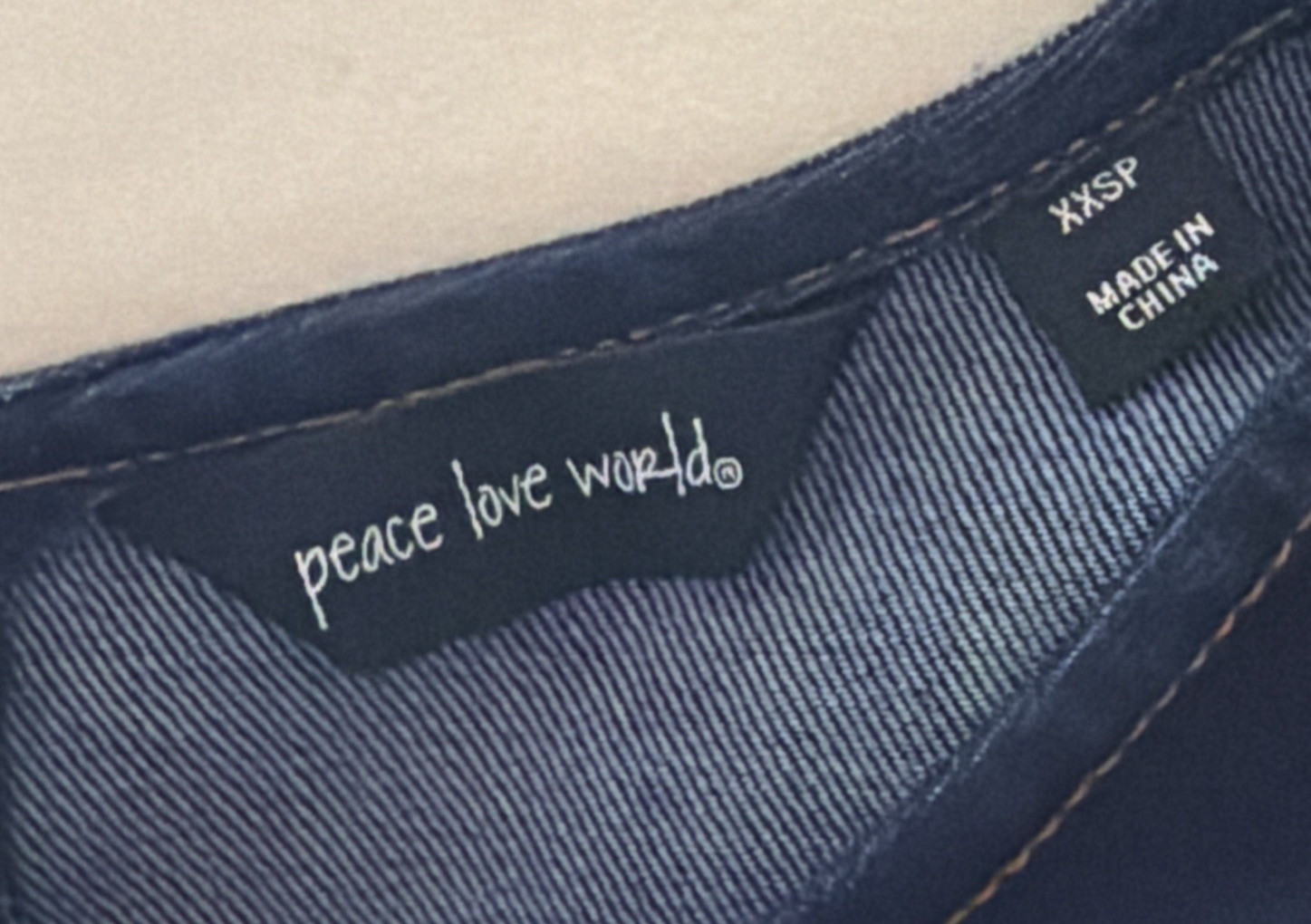 Peace Love World Black Label Petite Modern Denim Midi Dress XXS Petite Dark Blue