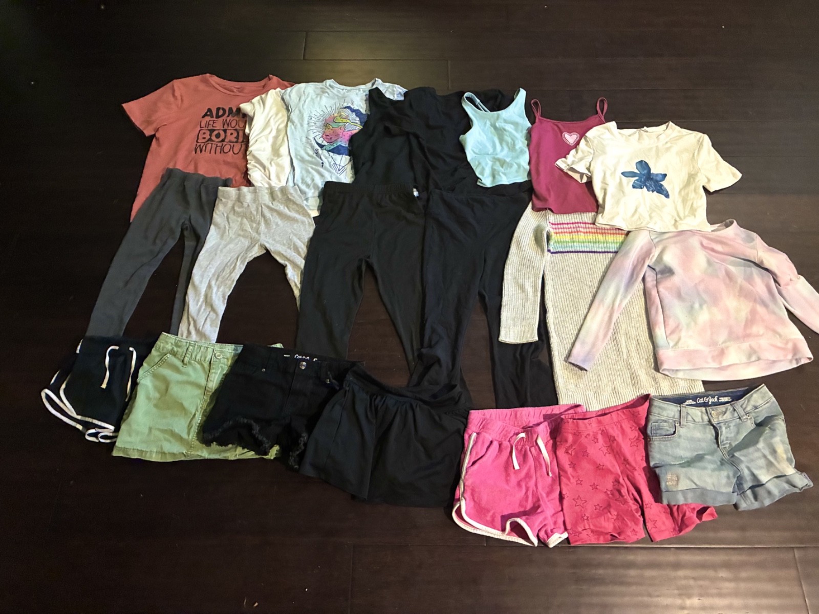 Various girls cloths in cute color and styles sizes 8-10 years!