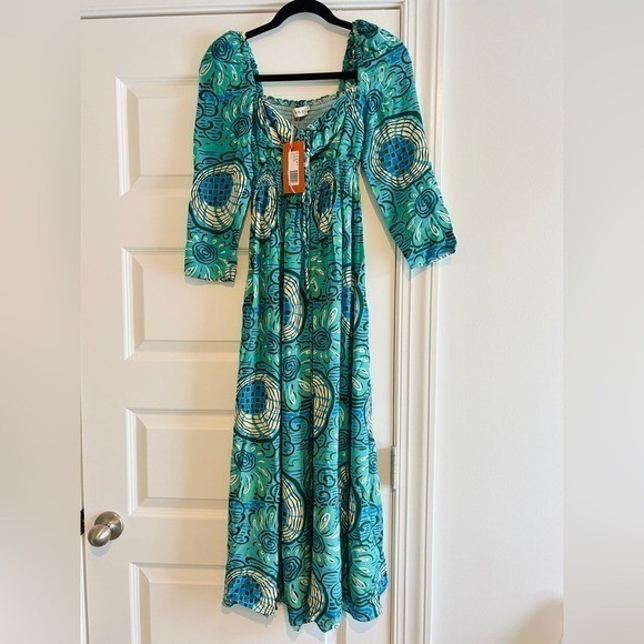 RHODE Phoenix Maxi Printed Dress size 0