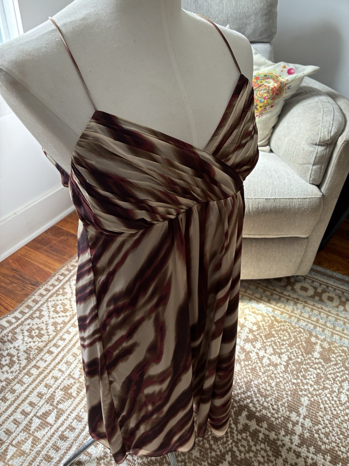 Ann Taylor Grecian Style Summer Dress Size 8p New with Tags