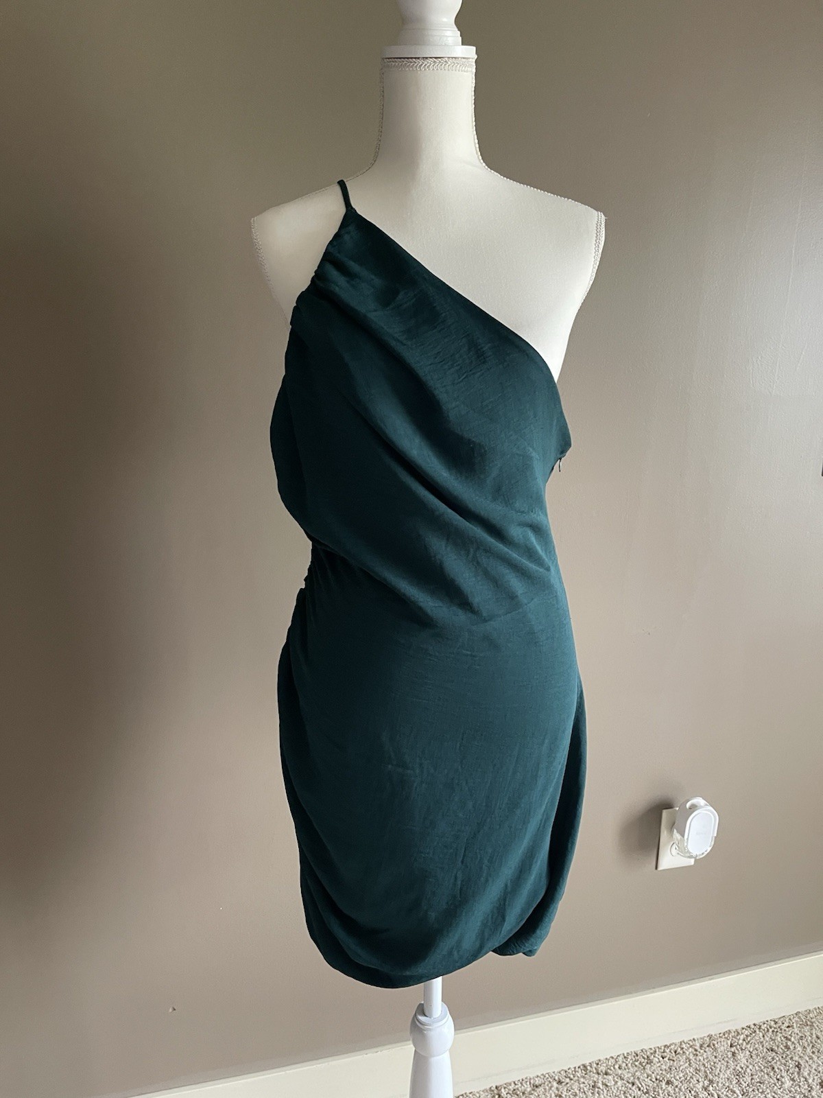 LUSH One – Shoulder Hunter Green Young Ladies Large Dress