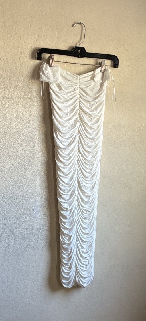 Chic Backless Dress Size M White Ronny Koko New with Tags