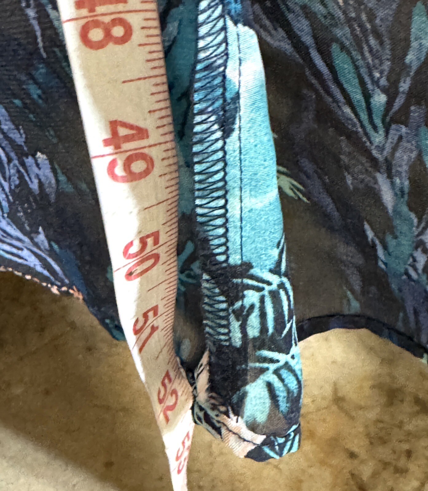 Old Navy Dress Blue Tropical Floral Silky Chiffon Hi-Lo Midi Beach Size XS Women