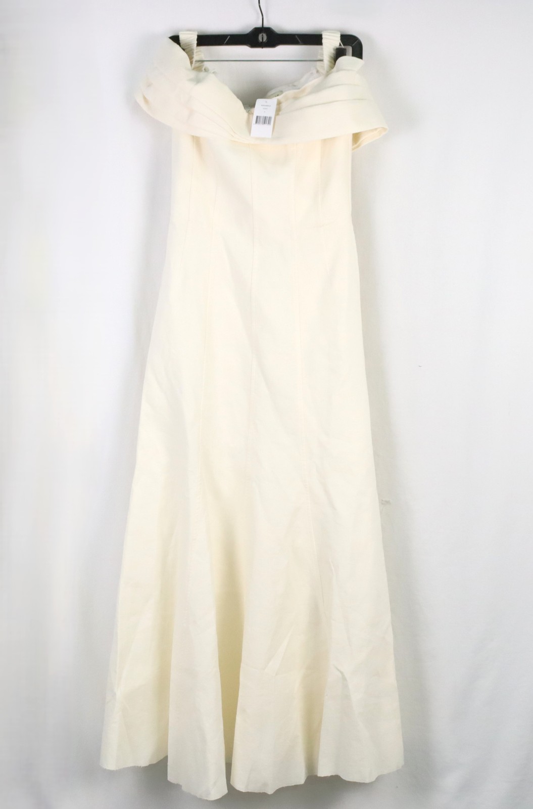 Nicholas Ariana Linen Blend Twist Front Midi Dress In Ivory Women’s Size 2