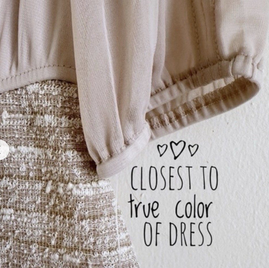 Cream Color Dress