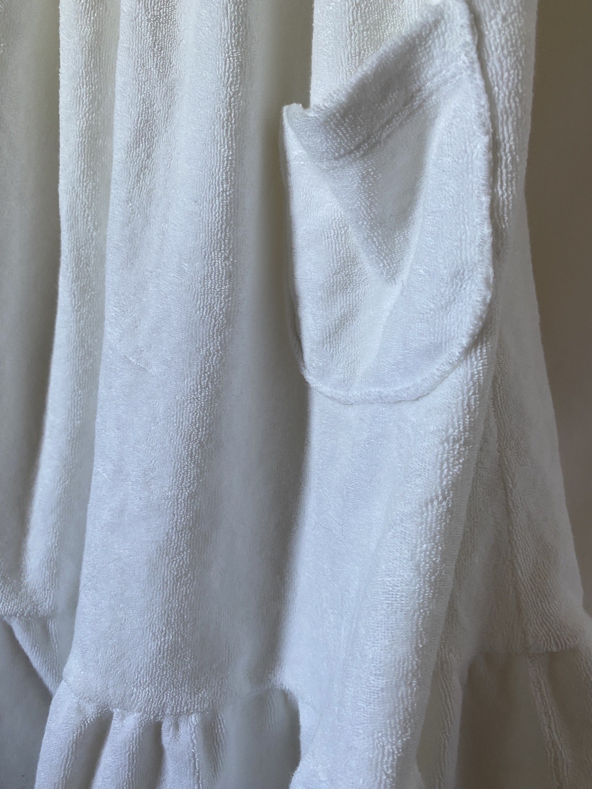 Vintage Juicy Couture White Towel Tube Dress Terrycloth Y2K Beach Natural cotton