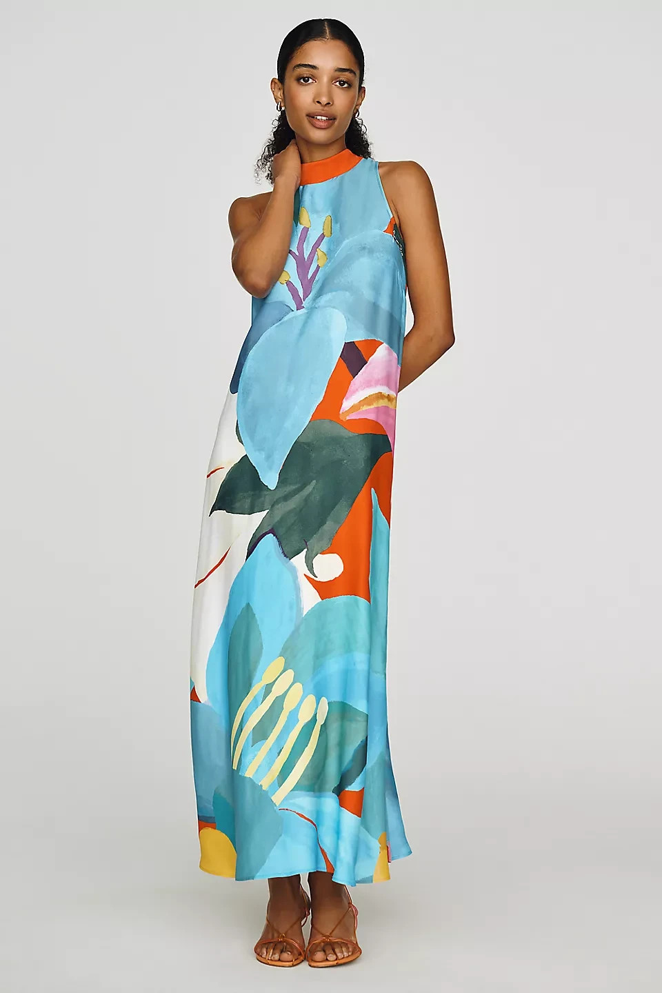 Anthropologie – Farm Rio Halter Maxi Dress