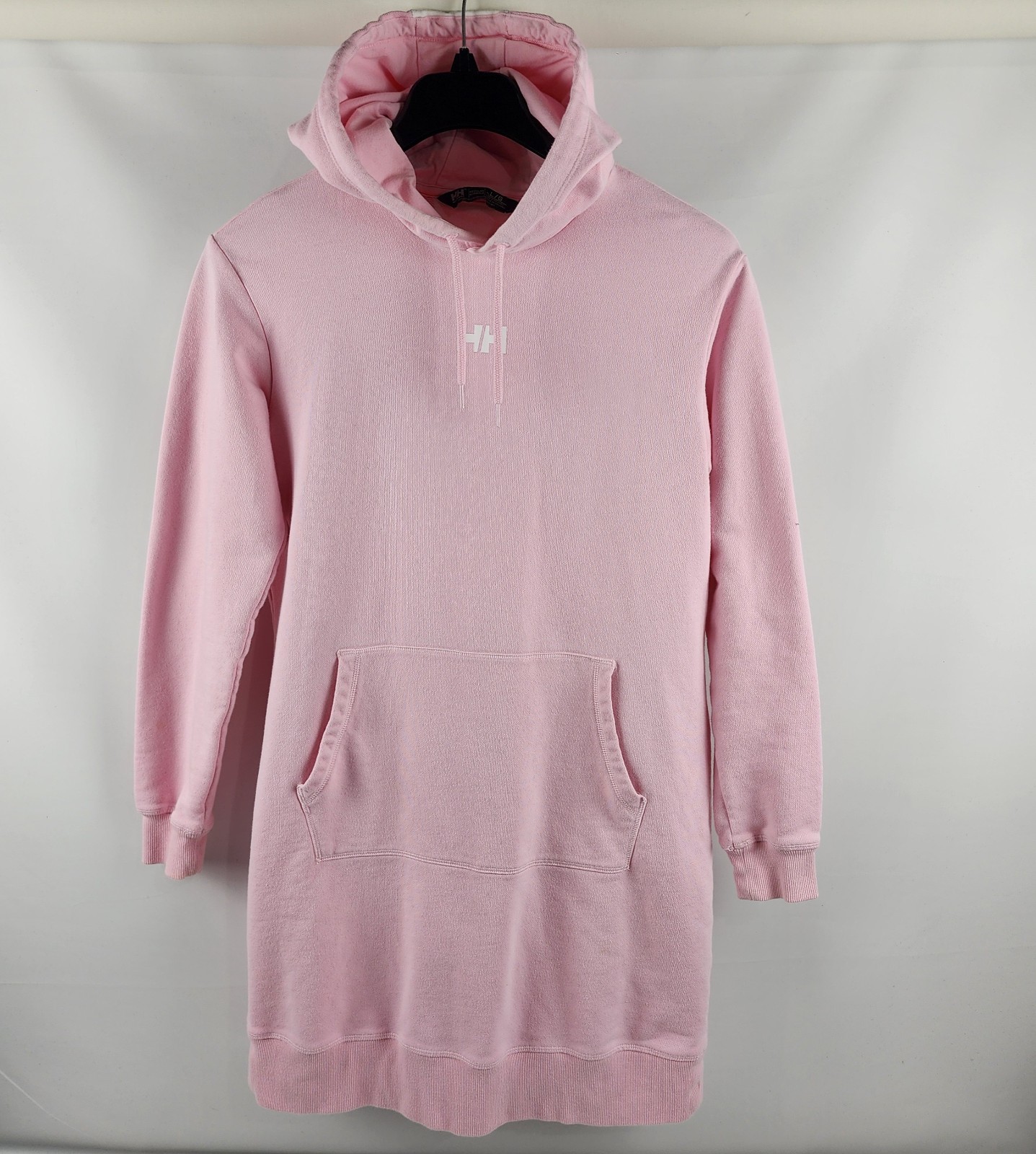 Helly Hansen Dress Womens Large Pink Double Layer Active Hoodie Dress HH Logo