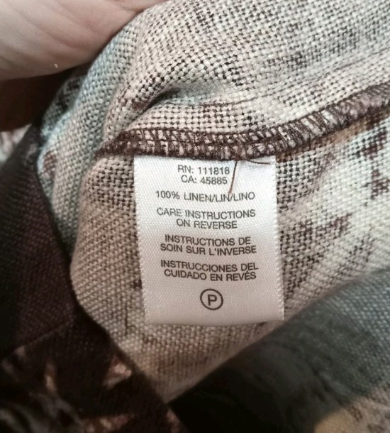 Michael Kors Dress 10 100% Linen Bamboo tropical Hawaiian Sleeveless Lace Up