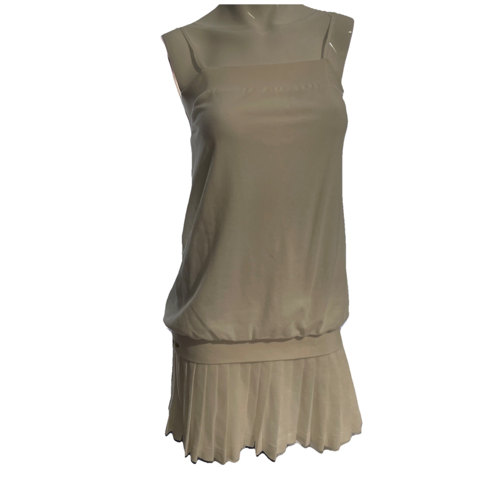 Lacoste Malandrino Women’s Spaghetti strap Tennis?Dress made France Sz M