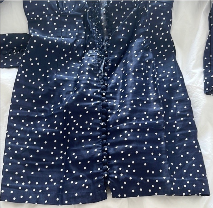 Magda butrym polkadot mini dress