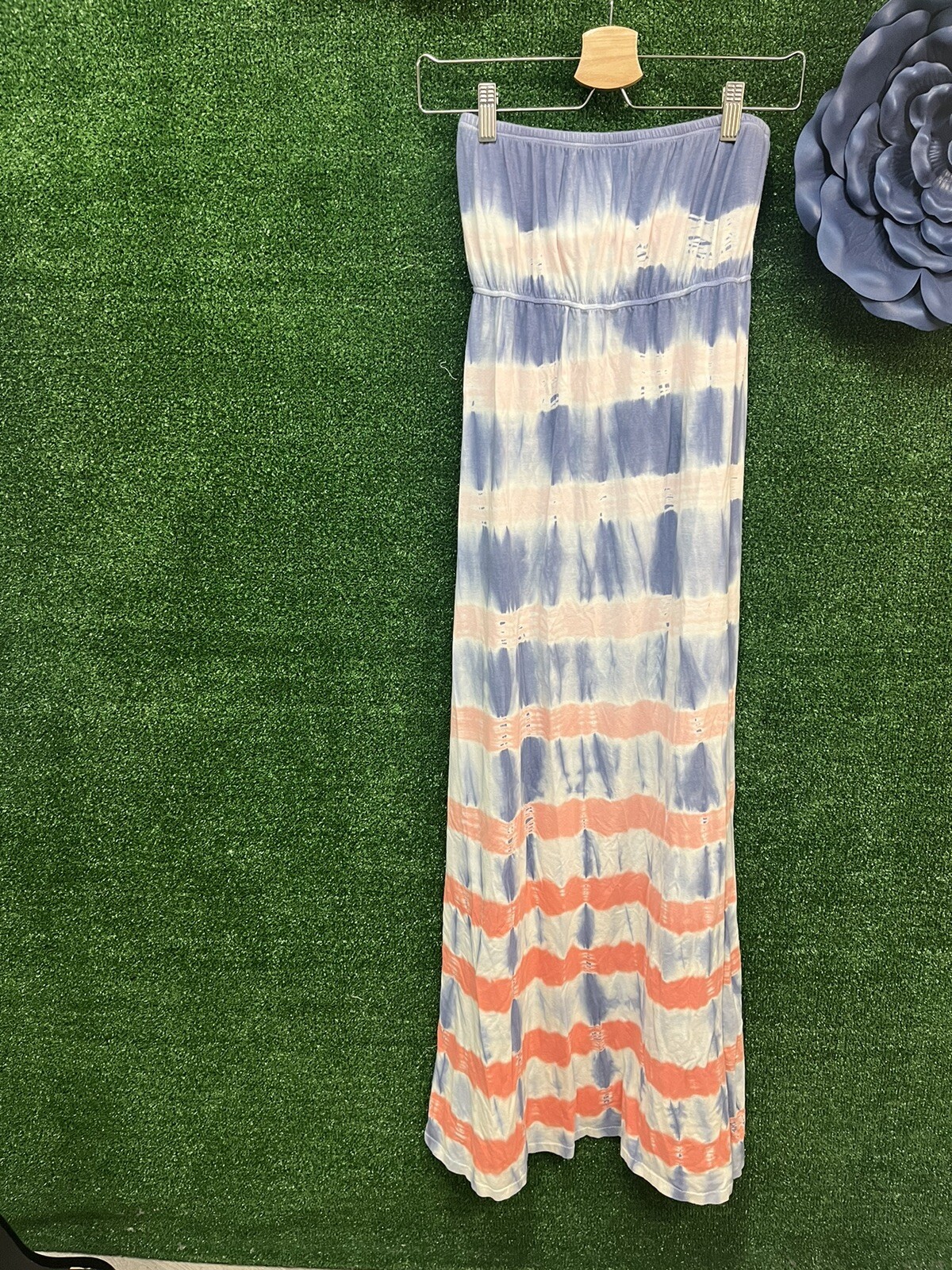 Hard Tail Forever Tie-Dye Long Tube Top Dress Size Small