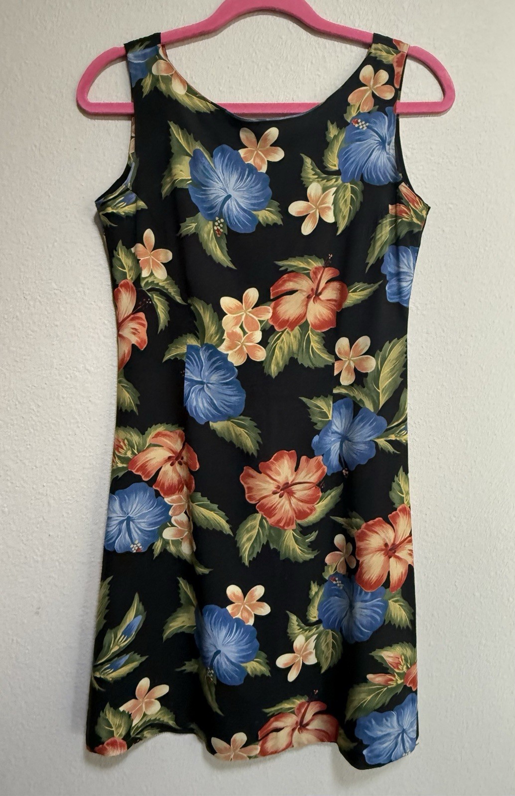 Vtg Reyn Spooner Dress,Sz S,Tailored In Hawaii,Tropical Flowers Vacation Ready