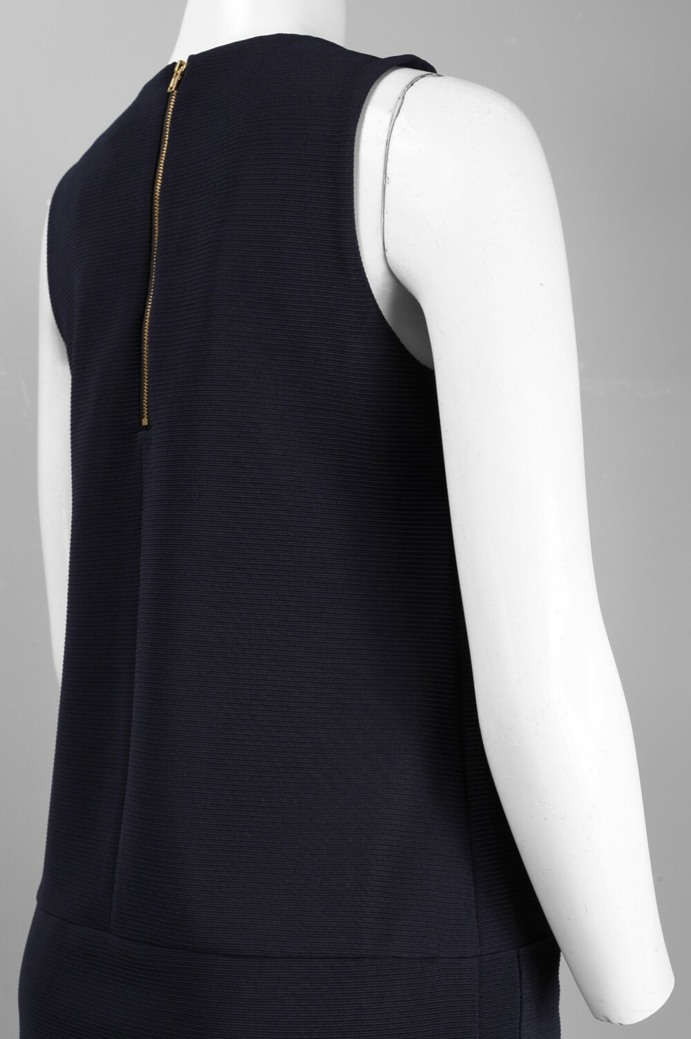 Trendmakers Ribbed Texture Sheath Short Day Dress Size XL Navy Blue NWT $69