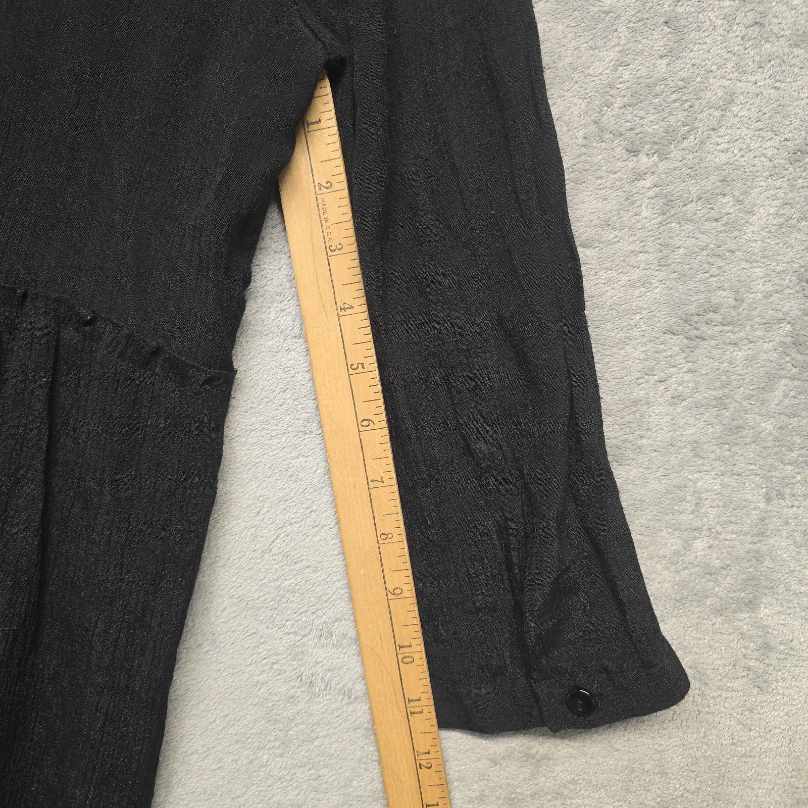 Mlle Gabrielle Dress Womens Sz Extra Large Black Lightweight Gauze Breezy Cottag