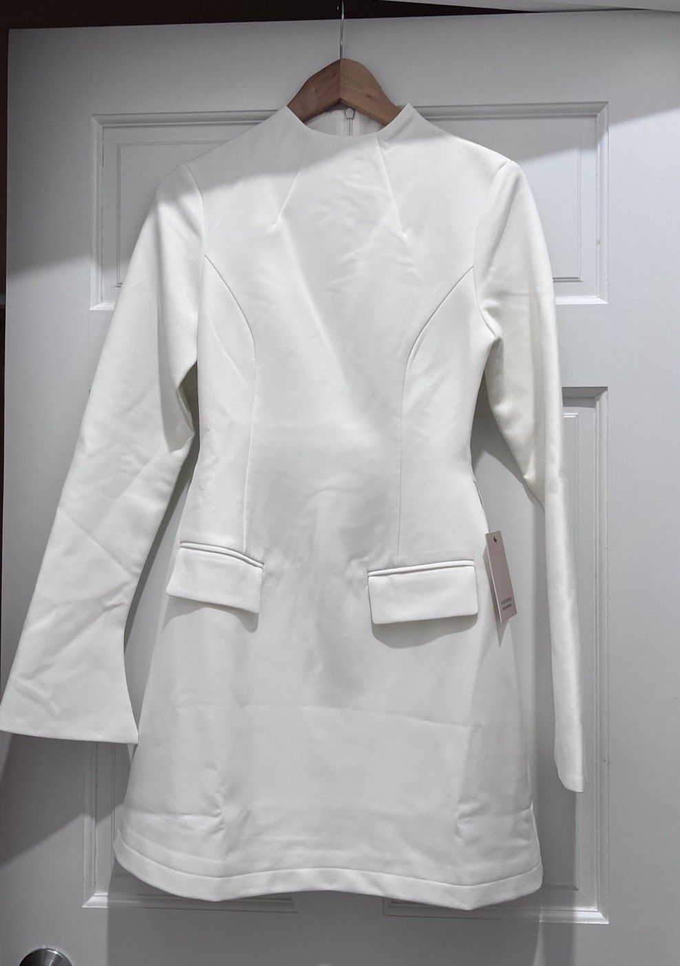 Odd Muse The Ultimate Muse Split Sleeve Minidress with Pockets White XS NWT
