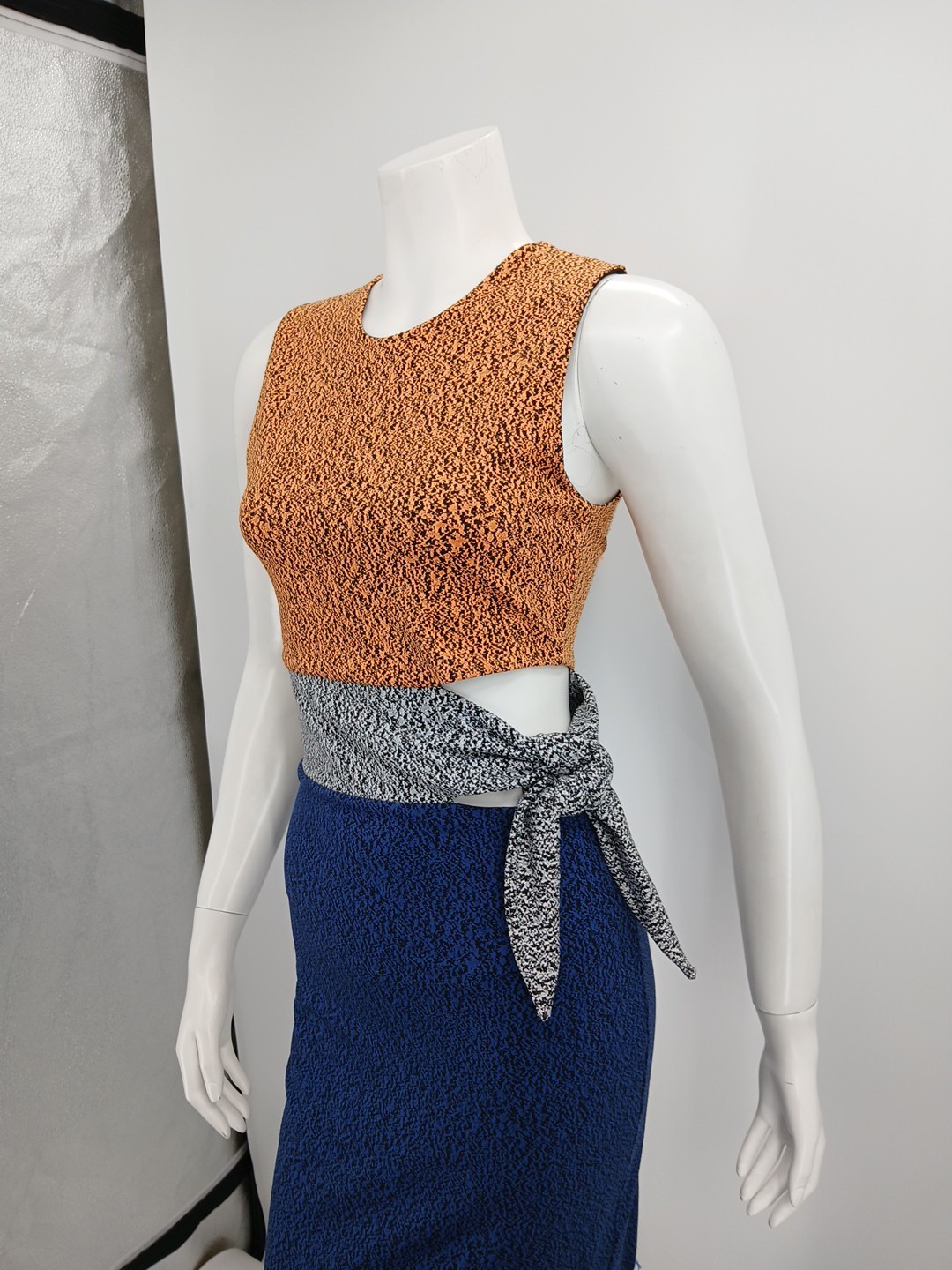 Opening Ceremony Midi Dress Size M Colorblock Y2K Summer Party