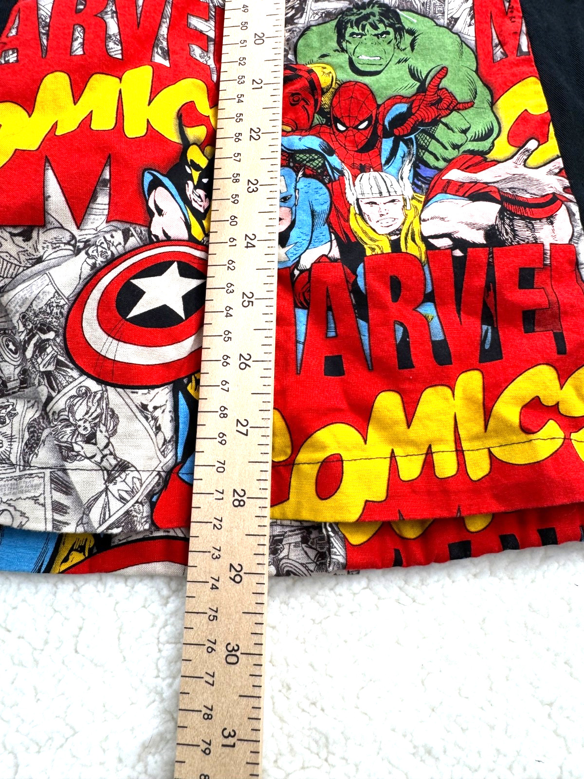 Marvel Comics Black and Character Print Button Up Sleeveless Dress Size M