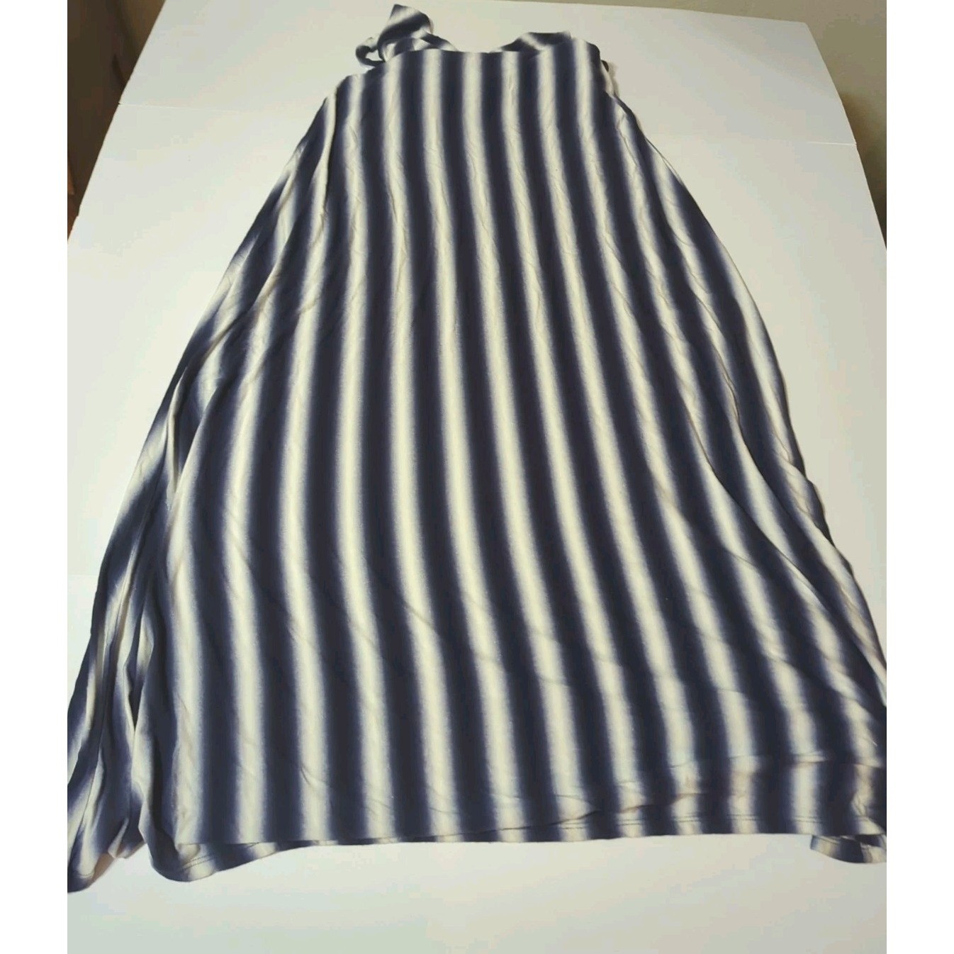 GAP striped Maxi Dress womens S Beach drape garden party coastal boho Hippie