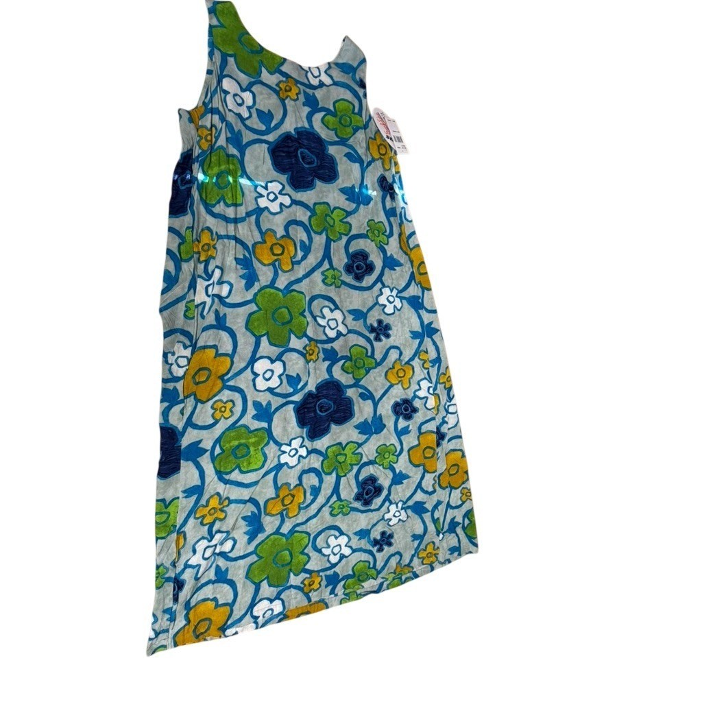 NWT! “Jams World” Gimlet Floral Rayon SZ L Midi Dress Womens Hawaii Tropical