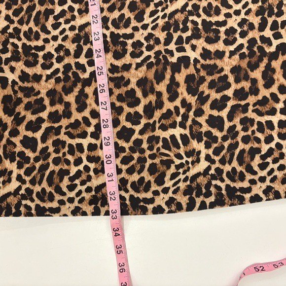 Anthropologie || Dhruv Kapoor Leopard Neoprene Scuba Mini Dress Small