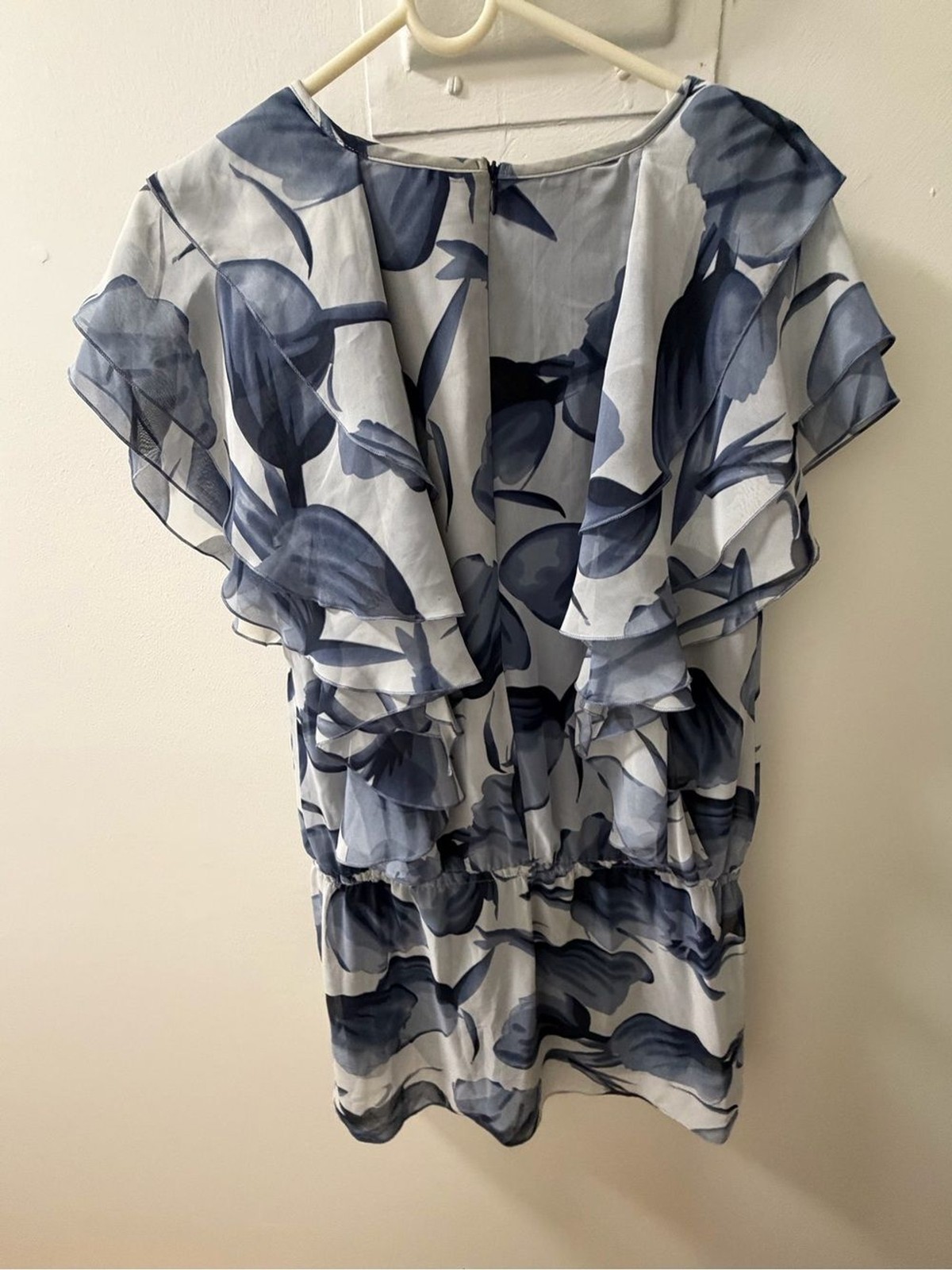 Sarelle by Jazzyes Floral Ruffle Mini Dress – (US 8)