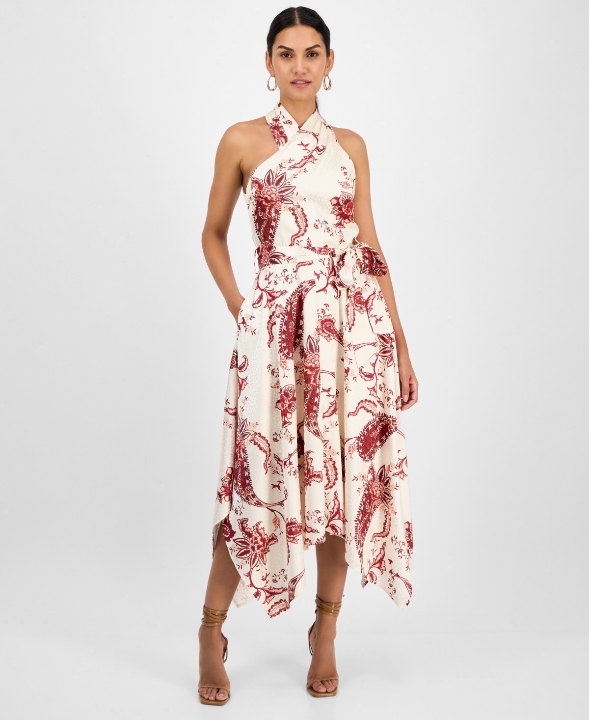 Rachel Rachel Roy Women’s Lary Floral Asymmetric Valeria Paisley Size 14 NWT