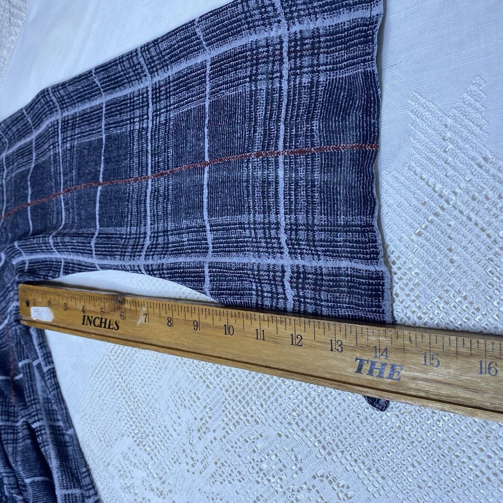 Veronica M Sheer Mini Dress Womens S Plaid High Neck Smocked Waist Fairy Sleeves