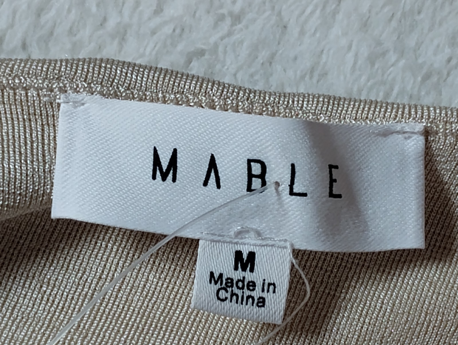 New Mable Draped Detail Cami Midi Dress Night Out Event Size M Metallic Beige