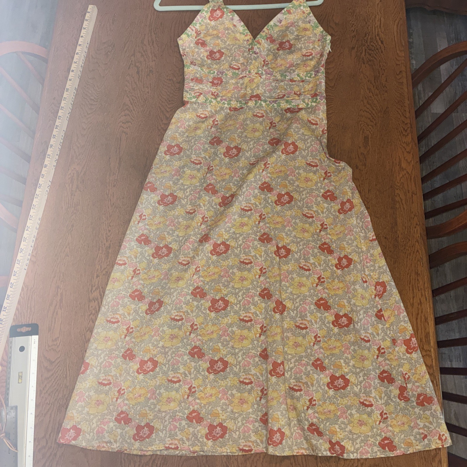 Liberty Cacharel Sundress Summer VTG Cotton Size Small Cottage Boho Travel Party