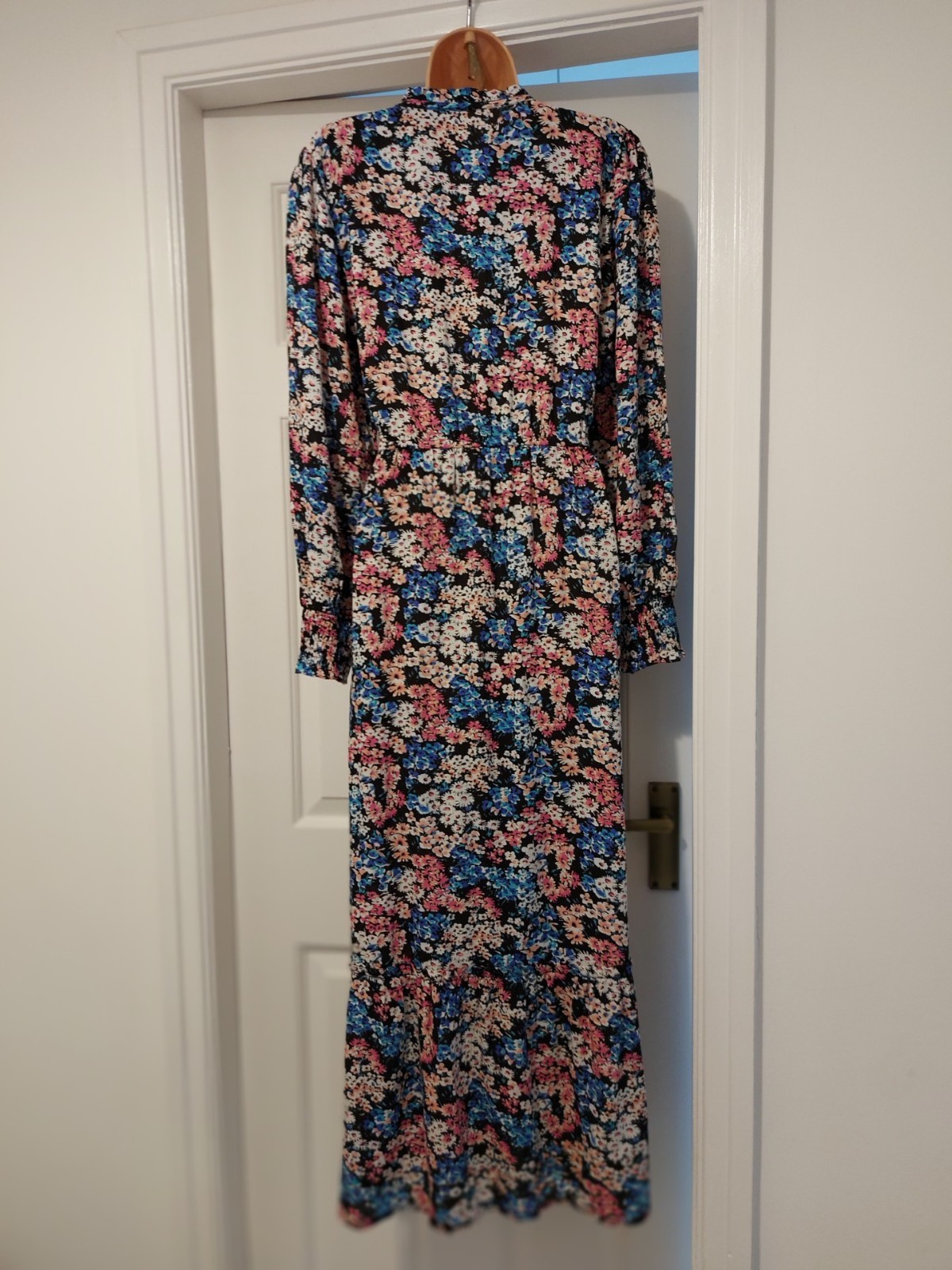JOE BROWNS FLORAL VINTAGE BOHO STYLE TASSEL TIES MAXI DRESS – Sz 12-14