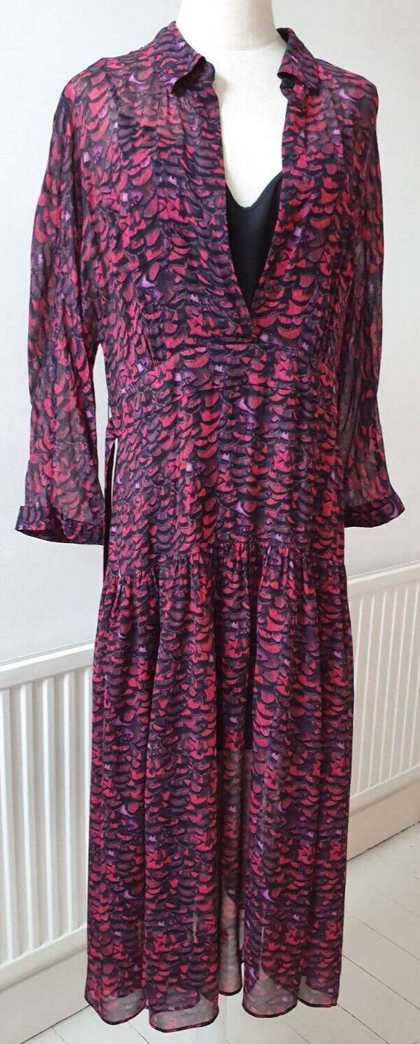 ***GORGOEUS***ALL SAINTS *ELEY PLUME* DRESS UK14, US10, EU42