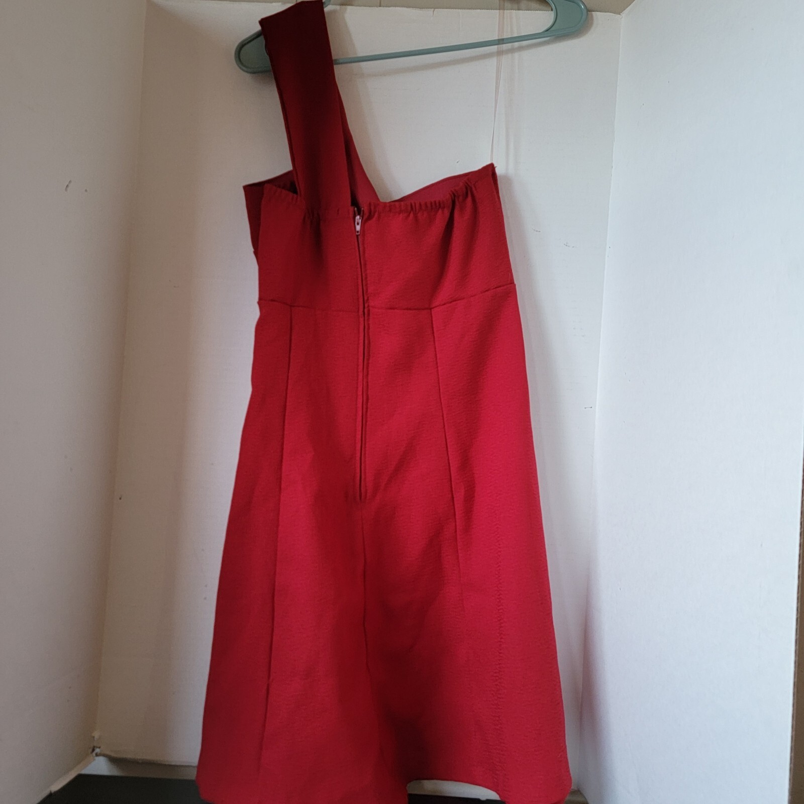 Charlotte Russe One-Shoulder Red Mini Dress Size L