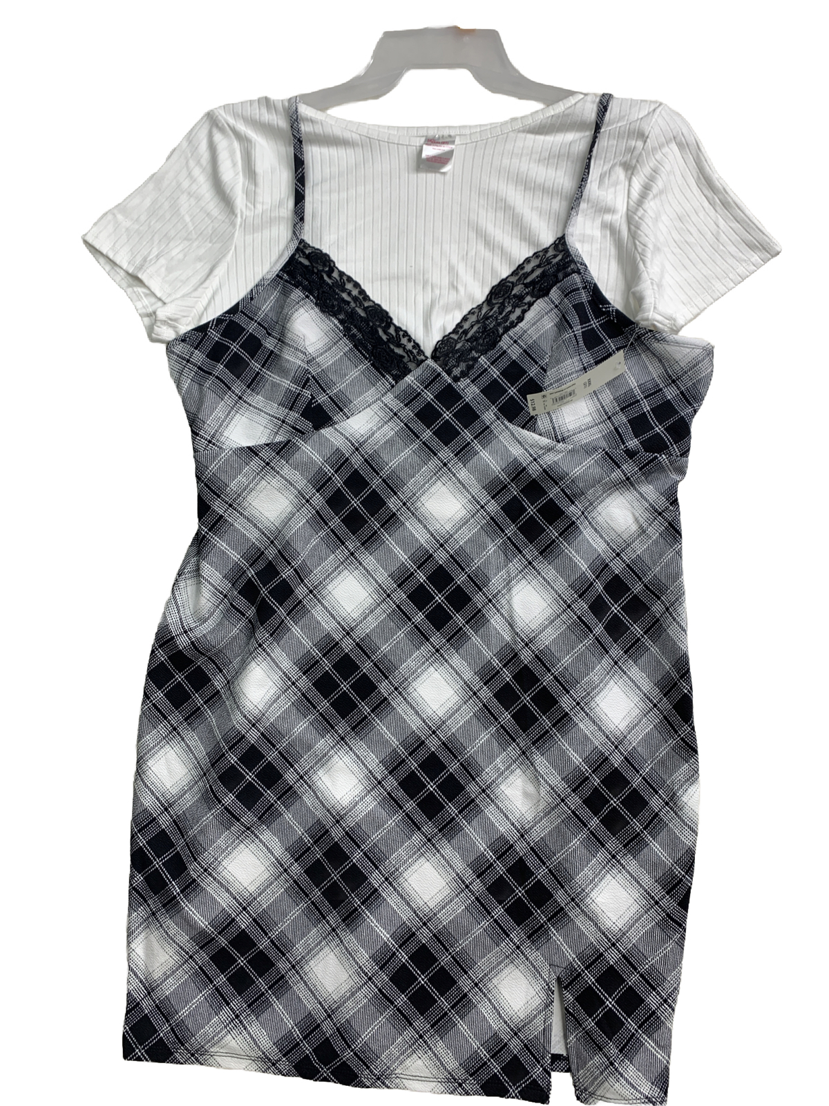 No Boundaries Juniors Twofer Dress size XXXL (21) color black soot