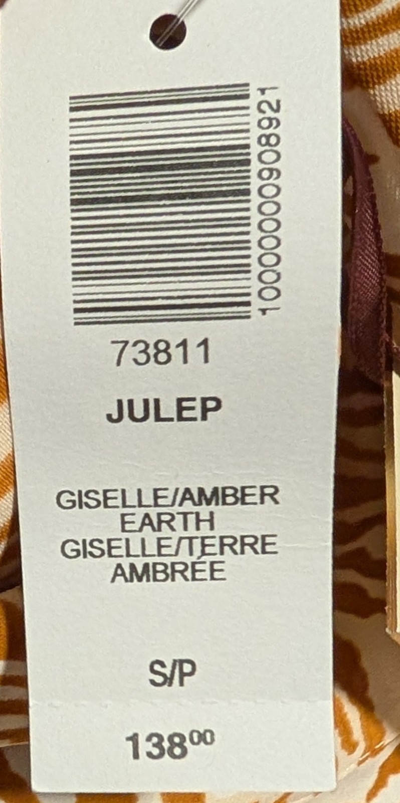 Aritzia Little Moon Julep Dress L/S Ruffle Wrap Dress Giselle Amber Earth S NWT