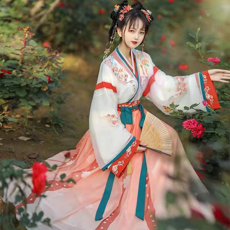 Chinese Traditional Women Hanfu Costume New Style Lady Han Dynasty Dress