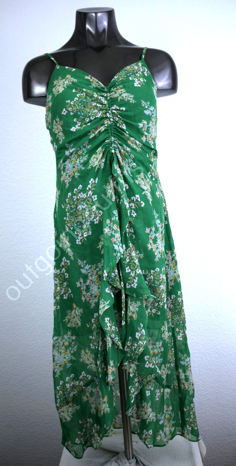 NEW J.O.A. Floral Women’s Green Dress Size L
