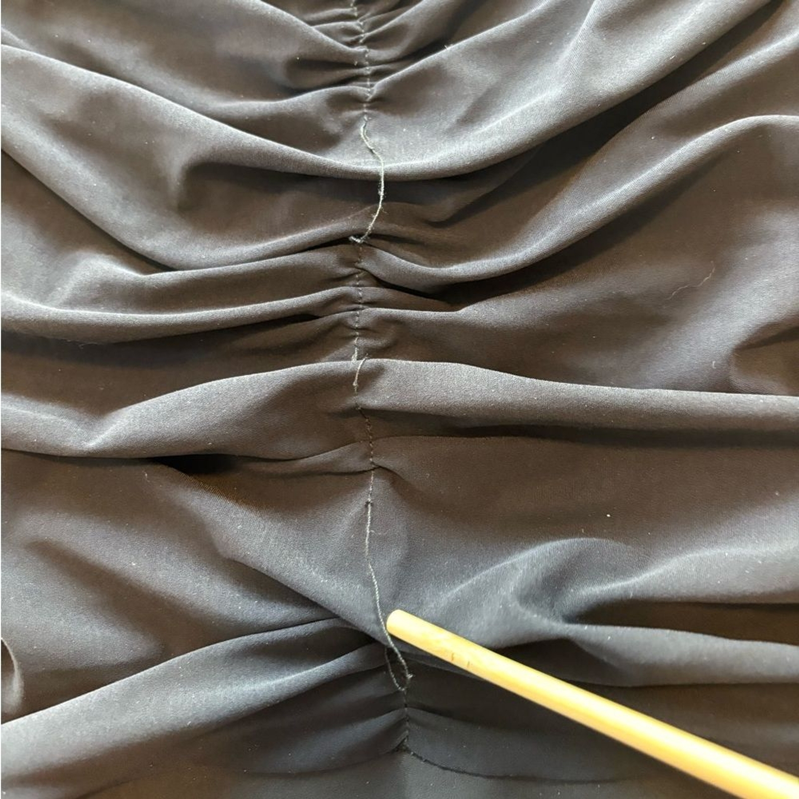 Chiara Boni La Petite Robe Black Cristal Ruched Sweetheart Dress EU 42 US 6 M