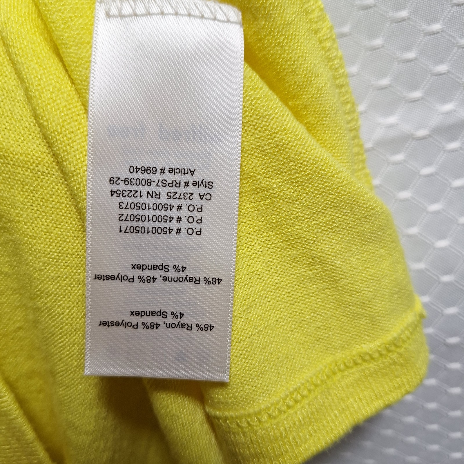 WILFRED FREE Short Sleeve Mini T-Shirt Dress Sz S Yellow Stretch Comfort Beachy