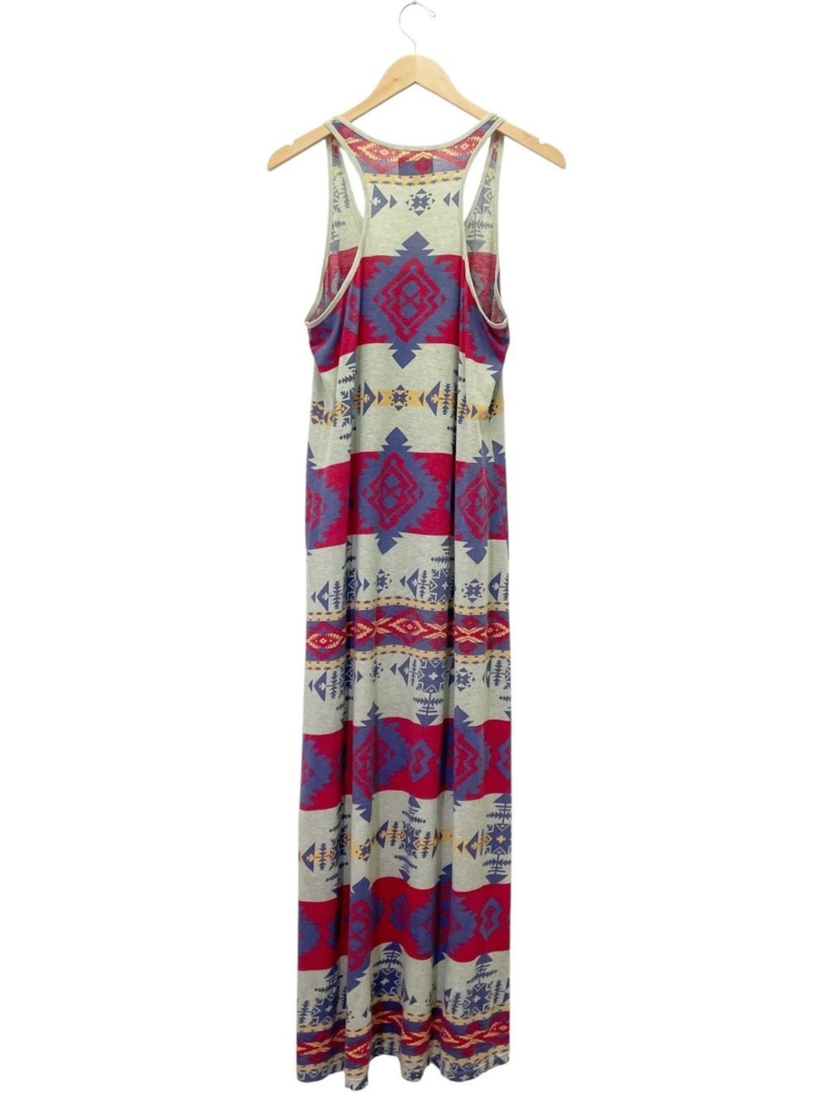 Vintage Ralph Lauren Denim & Supply Tribal Aztec Maxi Tank Dress Boho Size Large