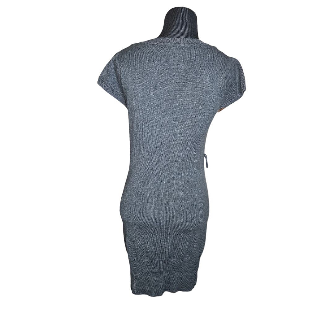 Body Central Small Grey Ruched Bodycon Dress