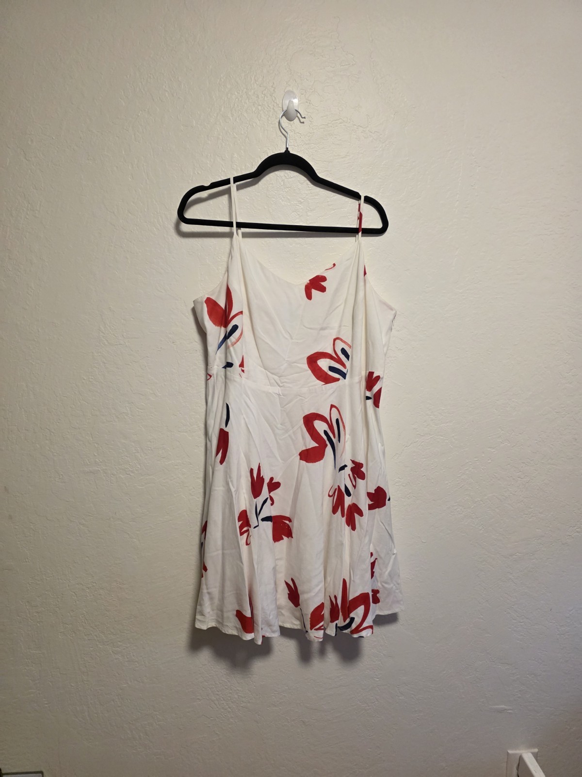 Old Navy Floral Smocked Back Spaghetti Strap Fit & Flare Mini Dress Sz XXL