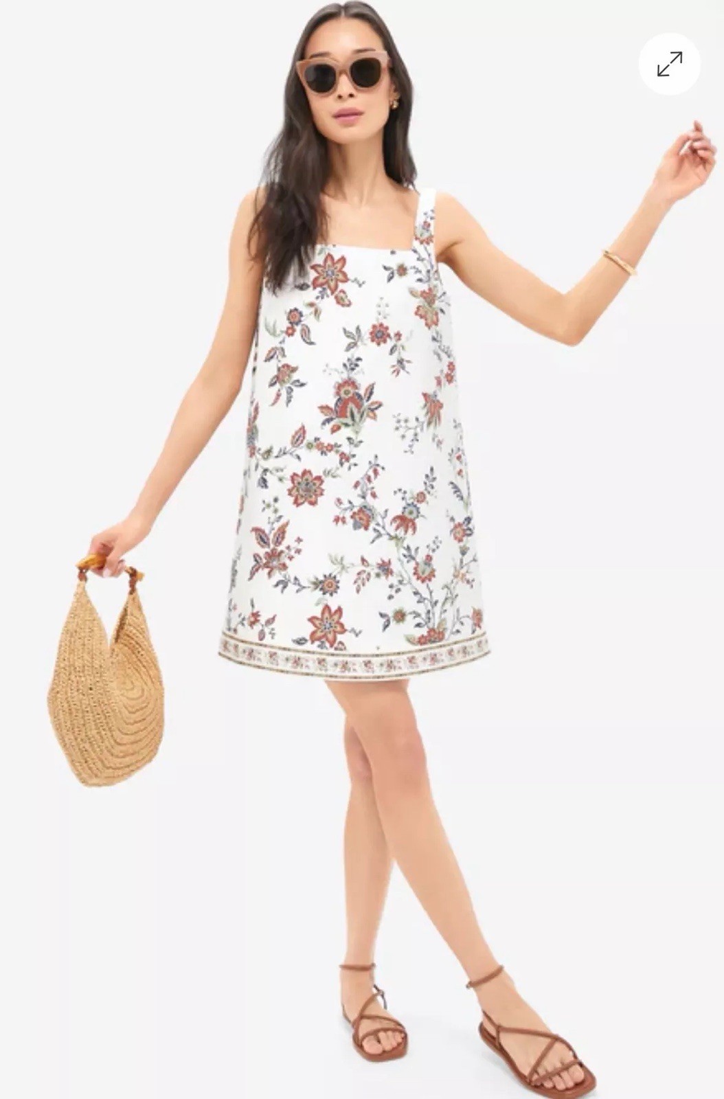 Tuckernuck Women’s Sleeveless Dress XL Floral Pattern