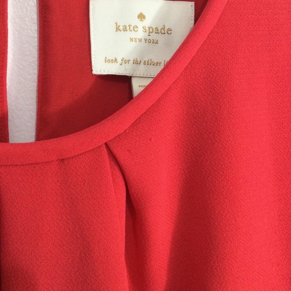 Kate Spade Aladdin Coral pink cap sleeve dress
