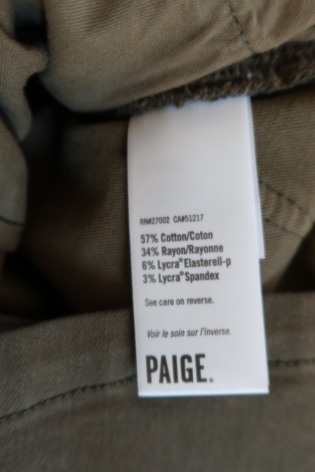 NWT! $249 Paige Jaxsyn denim mini shirt dress olive green & silver buttons sz 2