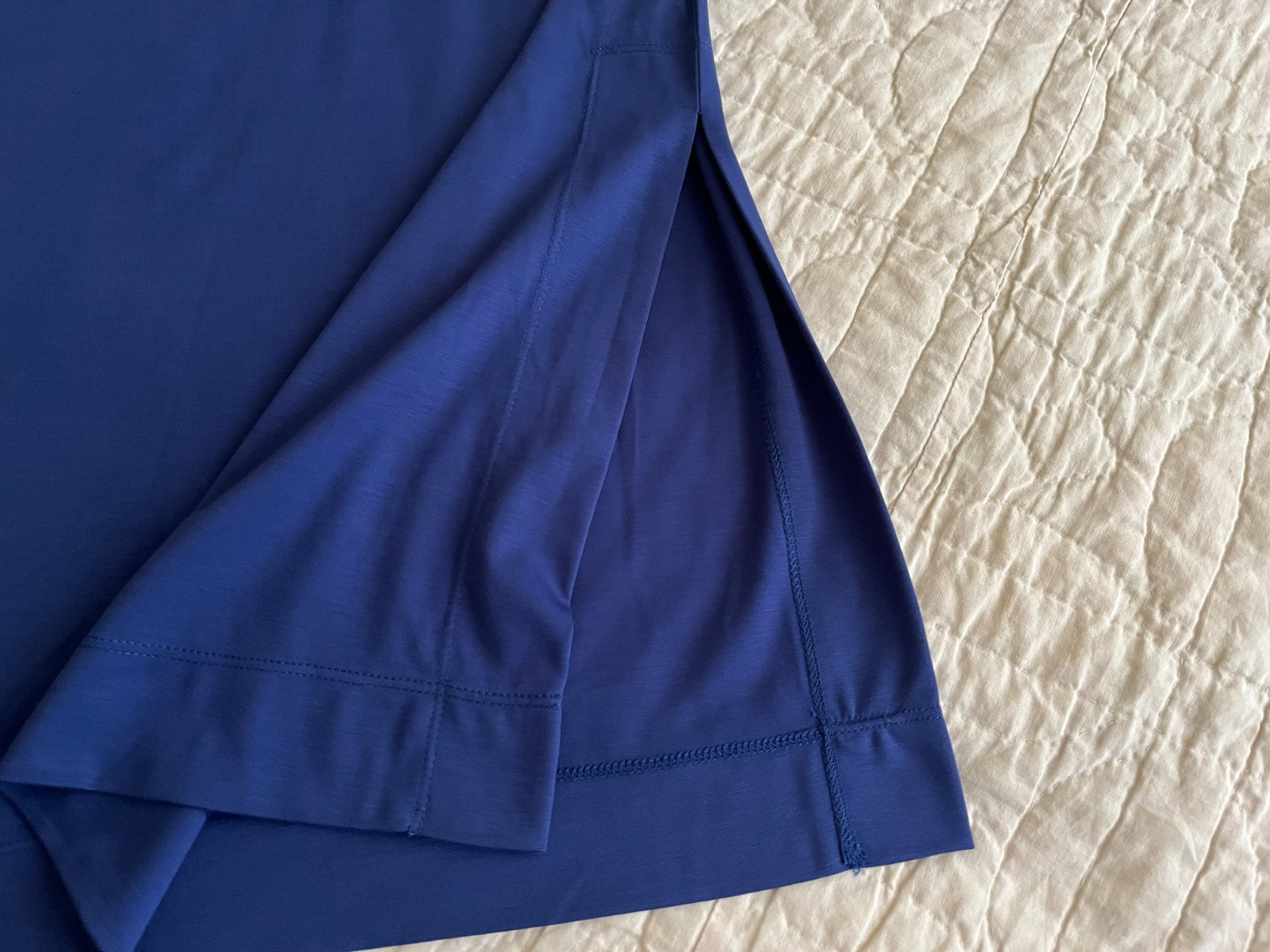 Jones NY XL Sapphire High Round Neck Sleeveless Pullover Viscose Knit Dress NEW