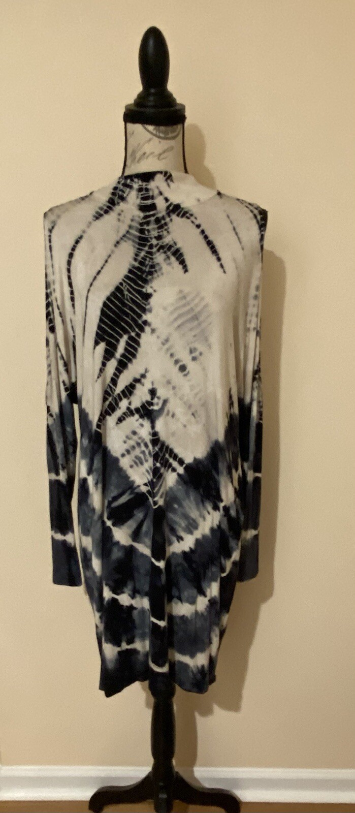 GYPSY05 Made In Hollywood COLD SHOULDER Tie-Dye Dress SIZE LARGE