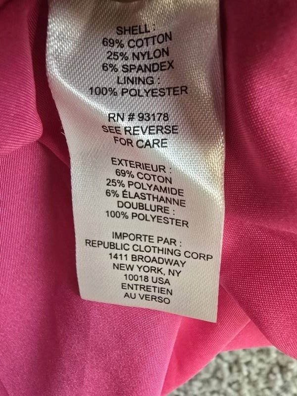 T Tahari Spread-Collar Button-Front Midi Dress Women’s 12 Tulip Pink Belted